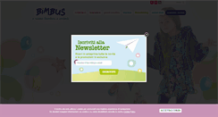 Desktop Screenshot of bimbus.it